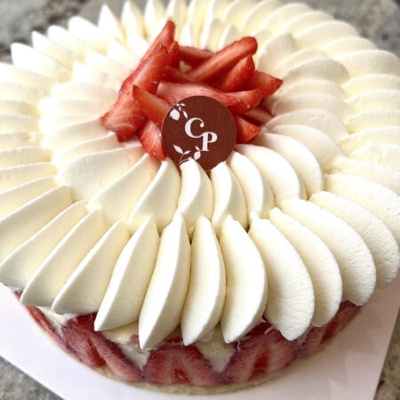 fraisier à la vanille